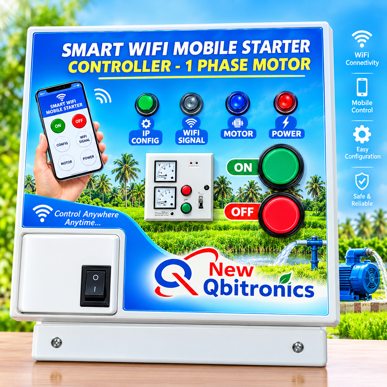 Smart Wifi Single Phase Motor-PRO LIGHT
